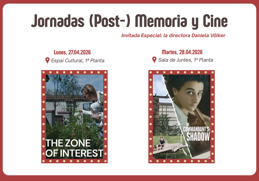 Nombre de las jornadas y cartel de las películas